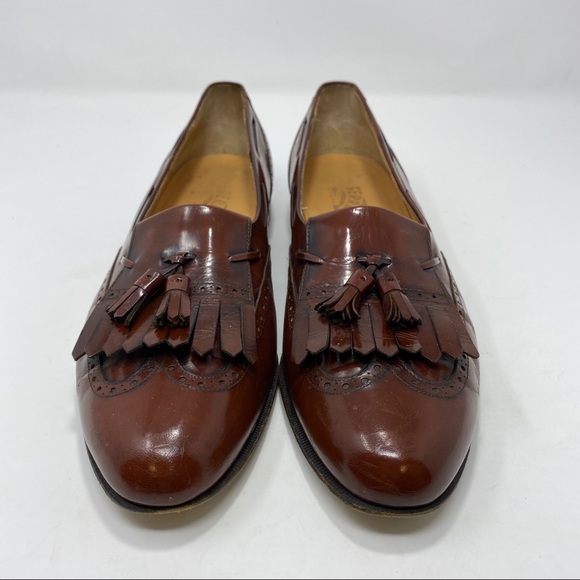 Salvatore Ferragamo Mens Brown Slip On’s W101 - Picture 2 of 7
